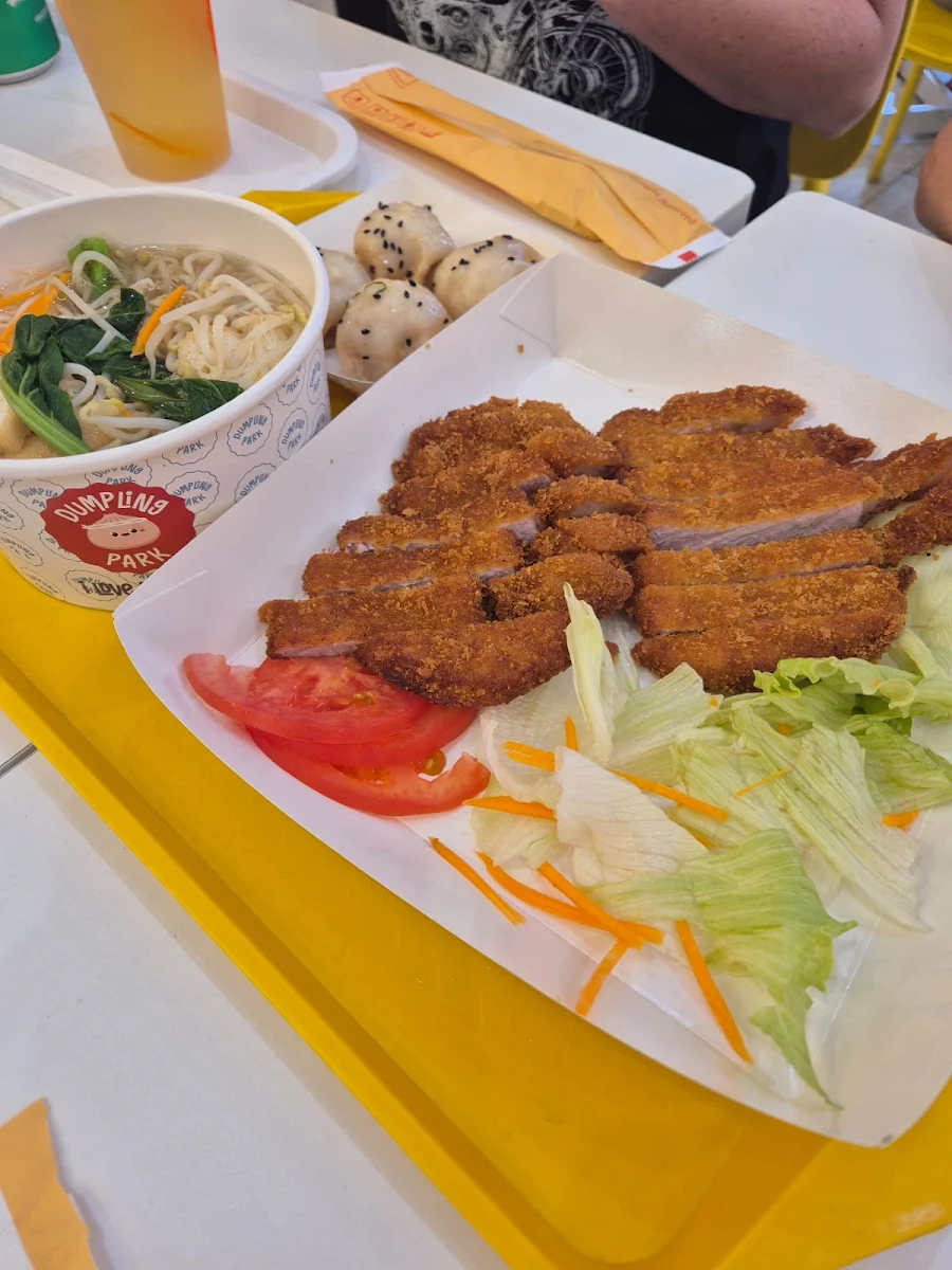 chicken katsu and chips 炸鸡排和薯条